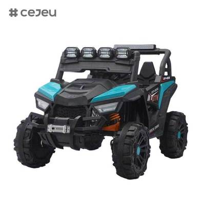 CJ-JB-669 Coche de juguete para niños grandes, Camioneta de 2 plazas para niños, vehículo eléctrico para niños y niñas con control remoto