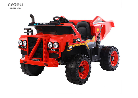 Ingeniería roja de Toy Ride On ASTM F963 2 Seater del camión volquete del control 12v del App