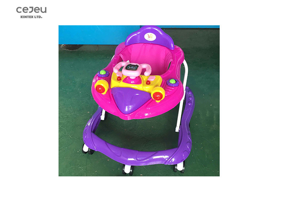 Rocket Deisgn Baby Foldable Walker púrpura con los volantes por 13 meses