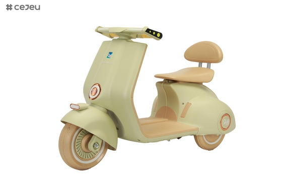 Scooter Vespa para niños, 6V recargable para montar en moto USB / socket de MP3 Luz / Bluetooth