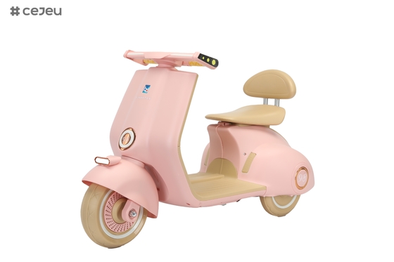 Scooter Vespa para niños, 6V recargable para montar en moto USB / socket de MP3 Luz / Bluetooth