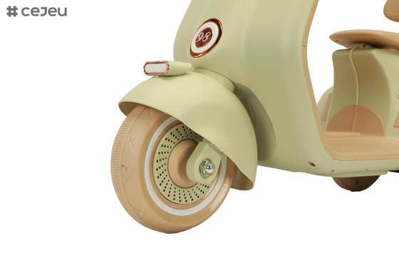 Scooter Vespa para niños, 6V recargable para montar en moto USB / socket de MP3 Luz / Bluetooth