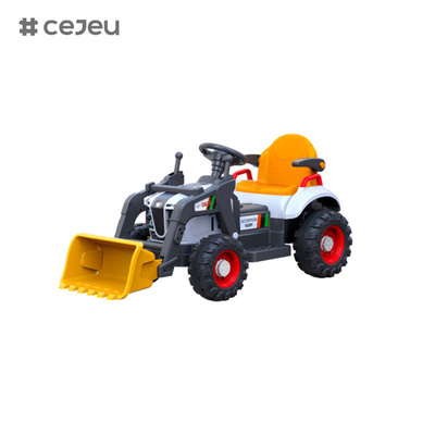 GJ-6V4.5AH Paseo en plástico en tractor / Música / Educación temprana / Luz / Con excavadora eléctrica