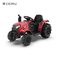 CJ-1009A Niños viajan en tractor con control remoto, tractor eléctrico con remolque para niños pequeños con potentes motores duales,