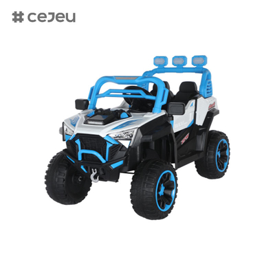 CJ-6187 12V 2 asientos Niños viajan en UTV Car, 4.5AH Vehículo eléctrico camión coche con 2x390W Motor,USB,MP3, música, Bluetooth