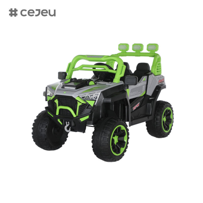 CJ-6187 12V 2 asientos Niños viajan en UTV Car, 4.5AH Vehículo eléctrico camión coche con 2x390W Motor,USB,MP3, música, Bluetooth
