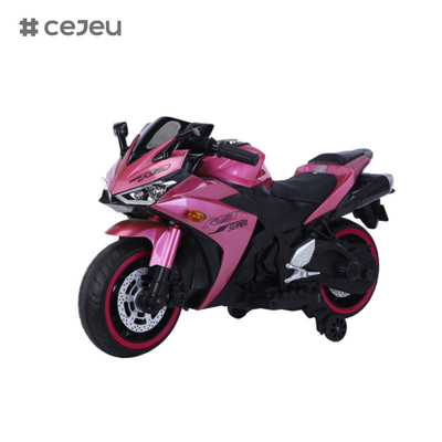 CJ-N-888 12V paseo en moto para niños, batería de 2 ruedas motor de juguete con Bluetooth, música, luz-