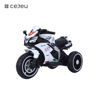 CJ-N-666 Niños montan en motocicleta 12V eléctrica de 3 ruedas bicicleta con música y luz (apto para 3-8 años de edad)