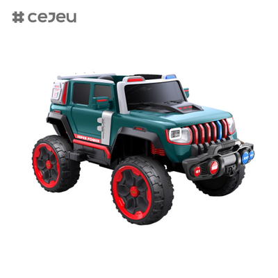 CJ-LC-6169 12V Jeep de cuatro tracción con arranque de un botón, Bluetooth, USB - seguro, duradero, y divertido de conducir en los niños