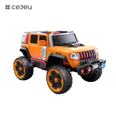 CJ-LC-6169 12V Jeep de cuatro tracción con arranque de un botón, Bluetooth, USB - seguro, duradero, y divertido de conducir en los niños