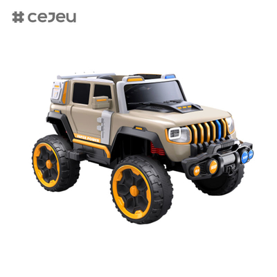 CJ-LC-6169 12V Jeep de cuatro tracción con arranque de un botón, Bluetooth, USB - seguro, duradero, y divertido de conducir en los niños