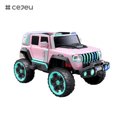 CJ-LC-6169 12V Jeep de cuatro tracción con arranque de un botón, Bluetooth, USB - seguro, duradero, y divertido de conducir en los niños