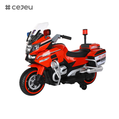 Para niños y niñas de 3 a 8 años que viajan en motocicletas policiales con dos ruedas de entrenamiento de equilibrio, luces y música