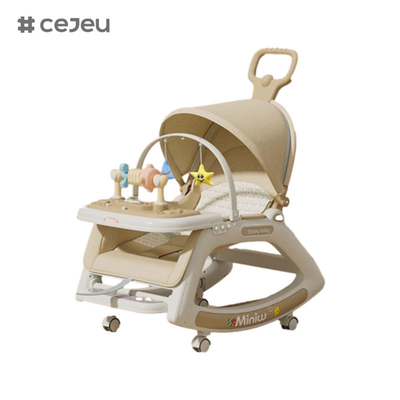 Para niños y niñas, CJ-718-3, silla relajante coax artefacto bebé, 3 en 1, patrón de oscilación patrón de silla alta patrón fijo