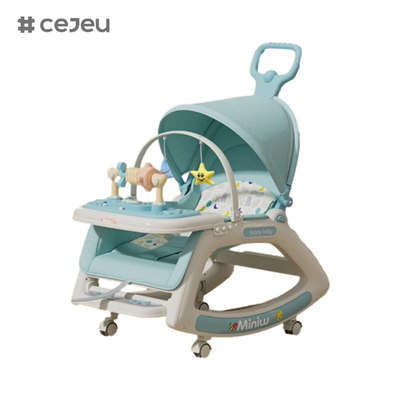 Para niños y niñas, CJ-718-3, silla relajante coax artefacto bebé, 3 en 1, patrón de oscilación patrón de silla alta patrón fijo