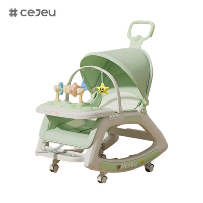 Para niños y niñas, CJ-718-3, silla relajante coax artefacto bebé, 3 en 1, patrón de oscilación patrón de silla alta patrón fijo