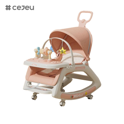 Para niños y niñas, CJ-718-3, silla relajante coax artefacto bebé, 3 en 1, patrón de oscilación patrón de silla alta patrón fijo