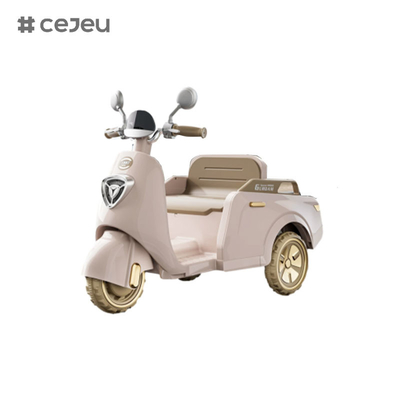 380*1 6V4*1 Inicio con un botón/función de educación temprana/USB/luz/asiento trasero,coche eléctrico para niños para niños y niñas