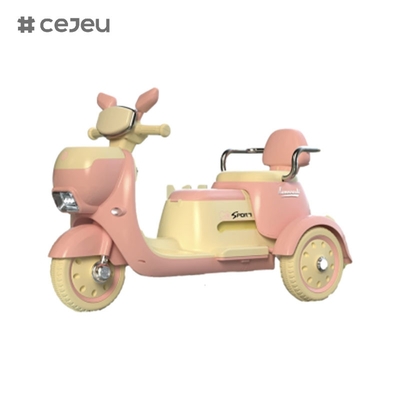 CJ-688 Motocicletas eléctricas, arranque con un solo botón, función de educación temprana,USB, para niños y niñas de 3 a 5 años