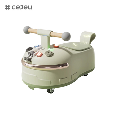 CJ-611, con iluminación musical, cuatro ruedas de cuerpo ampliado anti-golpe, ruedas silenciosas más suaves, varios colores disponibles