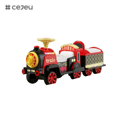 CJ-1788 Scooters de tren para niños y niñas con carrocería y compartimiento/Bluetooth/música/luces/inicio con un solo clic