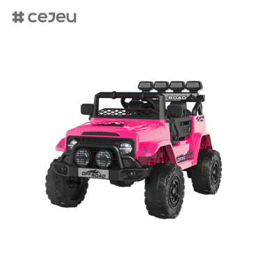 CJ2122 Doble puerta abierta, 6V4AH* 1,390 #*1, con 2.4G RC, luces, arranque con un solo botón, música, USB, Bluetooth, educación temprana