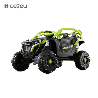 CJ5188,6V7*2,380,con música/educación temprana/bluetooth/luces,Naranja Amarillo Verde Rojo, 4 opciones de color