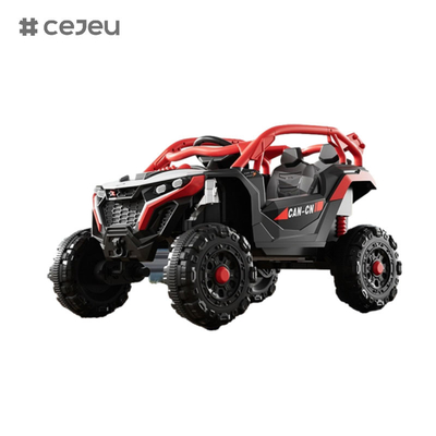 CJ5188,6V7*2,380,con música/educación temprana/bluetooth/luces,Naranja Amarillo Verde Rojo, 4 opciones de color