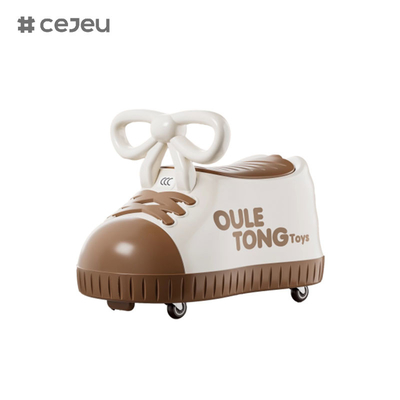 CJ-600, forma de zapato, tamaño 48*27*34, música/rueda universal silenciosa/gran caja de almacenamiento/Alargar el asiento/diseño anti inclinación