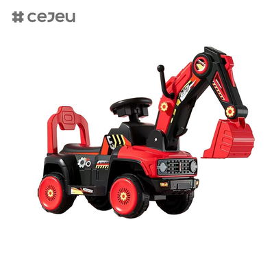 CJ-TK5688, excavadora para niños, 63*33*57cm, rojo/azul/naranja, 3 opciones de color, dar a los niños un sueño de excavadora
