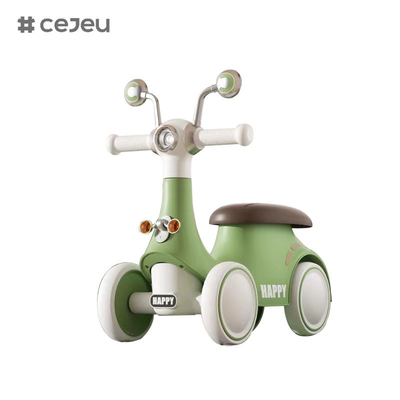 Diseño de caracol + ruedas EVA + material PP,con música,luces,rosa/naranja/verde,tres colores,para niños y niñas