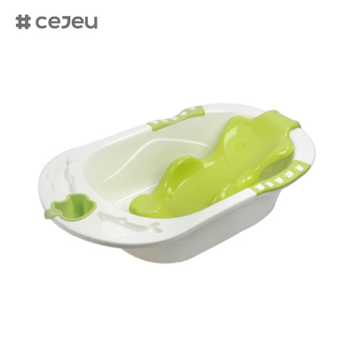 CJ-8837, bañera para bebés plegable para sentarse y acostarse, suministros para el baño de los niños del hogar, dar al niño una bañera