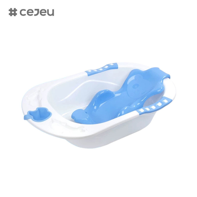 CJ-8837, bañera para bebés plegable para sentarse y acostarse, suministros para el baño de los niños del hogar, dar al niño una bañera