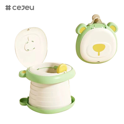 6921Baño plegable,en forma de oso,plegable con una llave/baño portátil/almacenamiento rápido/fácil de limpiar/con bolso de cuerda