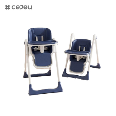 CJ-22/CJ-23, pp+swing+rueda, rosa/gris/azul/oro, cuatro de color,50.2*83.1*88.2cm, silla alta para bebés confiable y segura