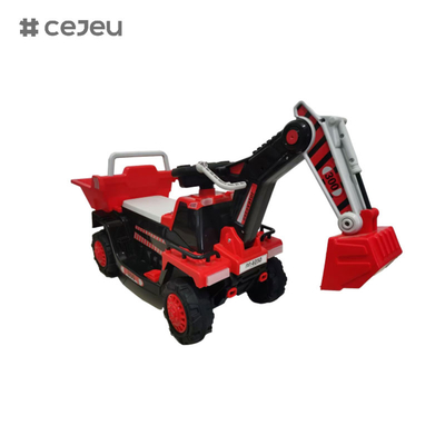 CJ-CT-300, con motor 6V4.5A*1 380 Brazo de excavación manual Función de educación temprana Historia musical Inglés USB MP3 Bluetooth LED