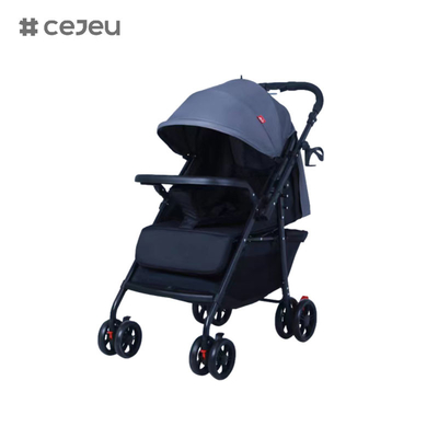 Recolección de vehículos con un solo clic placa extraíble empuje manija reversible promoción doble suspensión de cuatro ruedas 360 grados