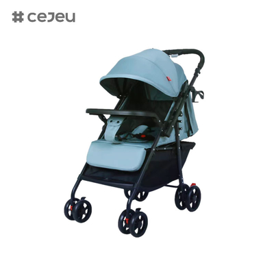 Recolección de vehículos con un solo clic placa extraíble empuje manija reversible promoción doble suspensión de cuatro ruedas 360 grados