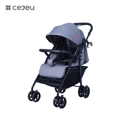 Recolección de vehículos con un solo clic placa extraíble empuje manija reversible promoción doble suspensión de cuatro ruedas 360 grados