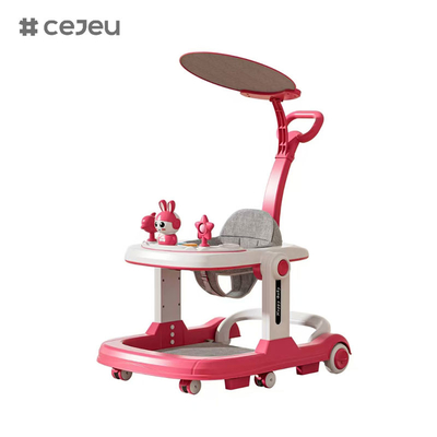 QRBB-869A, andador para bebés, 2 en 1 3 Ajustador de altura Rueda*6 Freno/Música/Juguetes