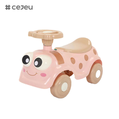 CJ-102,Twist Car de niños 1-3 años de edad scooter de bebé iluminación de la música de las cuatro ruedas anti-revolución, con luces / Música Bottom