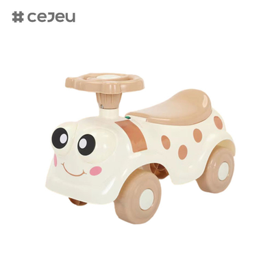 CJ-102,Twist Car de niños 1-3 años de edad scooter de bebé iluminación de la música de las cuatro ruedas anti-revolución, con luces / Música Bottom