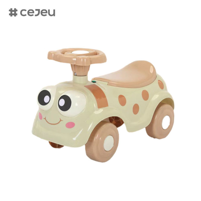 CJ-102,Twist Car de niños 1-3 años de edad scooter de bebé iluminación de la música de las cuatro ruedas anti-revolución, con luces / Música Bottom