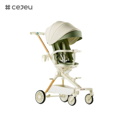 CJ-XL 15L más vendido plegable portátil cochecito de bebé se acuesta 360 grados puede girar el asiento cochecito de bebé