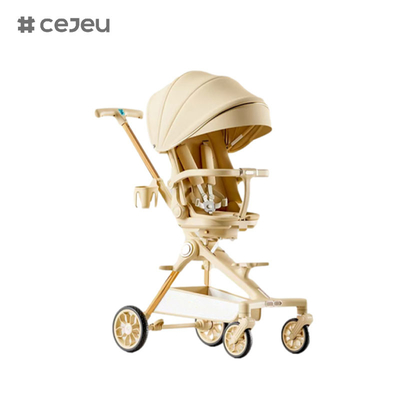 CJ-XL 15L más vendido plegable portátil cochecito de bebé se acuesta 360 grados puede girar el asiento cochecito de bebé