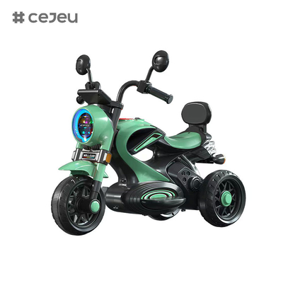 CJ-5188Alta calidad Motocicleta infantil triciclo eléctrico cargando juguete de bebé masculino y femenino coche de batería de doble tracción