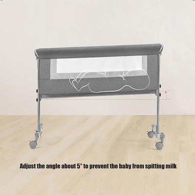 con ruedas, cuna con colchón, cuna ajustable, cama lateral, con cesta de almacenamiento, mosquiteros, bebé portátil plegable