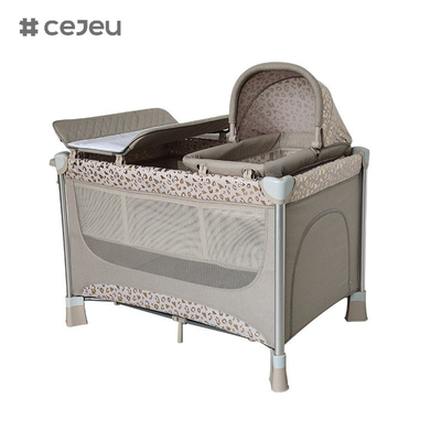 Cama de viaje para bebés cama extraíble para bebés cama de cama con almohadilla cama multifuncional para dormitorio