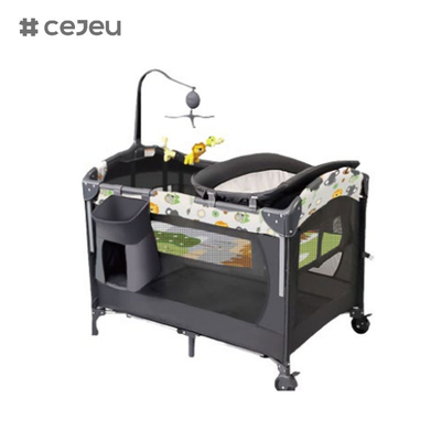CJ-CB-YXC0001 Cama de bebé Cama de cama Cesta de dormir Coser Cama de niños Cama plegable de almacenamiento Cuna