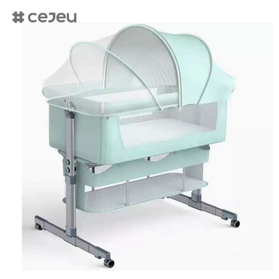 CJ-BBJ-006 Nuevo por mayor portátil plegable extraíble bajo precio de calidad garantizada Rocker plegable cuna de bebé Dormido C